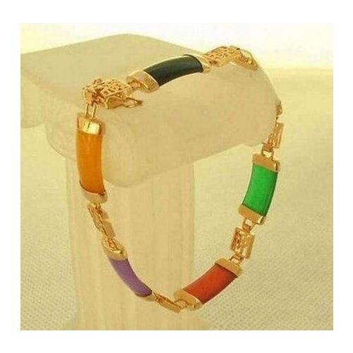 FASHION CHARMING COLORFUL BRACELET AAA style Fine jade Noble 100% Natural jade