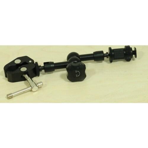 New 7" Magic Arm + Super Clamp for Monitor Flash Camera LED Video Light LF82 5D2