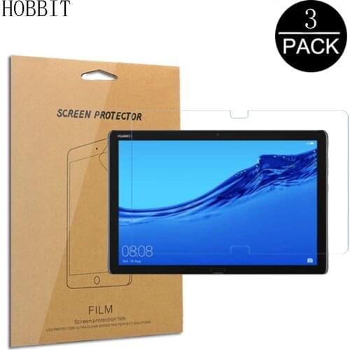 3PCS Anti-Water Tablet Film For Huawei media pad M5 lite10.1inch High Quality HD clear Anti-shock PET Screen Protector Film