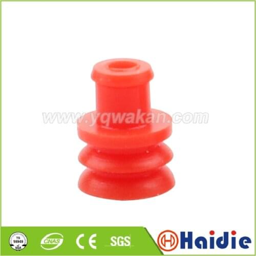 Free shipping 100pcs red superseal connector rubber seal for tyco 1.5 series 281934-3