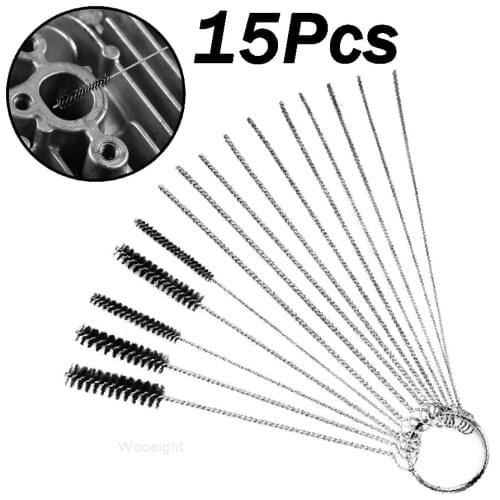 Wooeight Stainless Steel Carburetor Cleaning Tool Brushes Drinking Pipe Tube Cleaner For Motorcycles Cars Brush Cleaning Tools