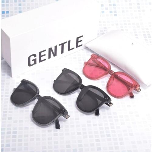 Korea Brand men women Sunglasses Square Acetate Polarized UV400 GENTLE Jack bye Sunglasses women men with Original Packaging