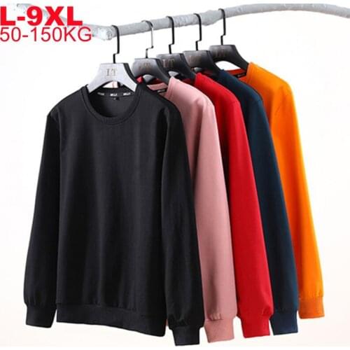Oversized 9xl 8xl Solid Color Sweatshirt Men Hoodies Large Sizes Autumn Mens Long Sleeve Sweatshirts Japanese Streetwear Hoodie