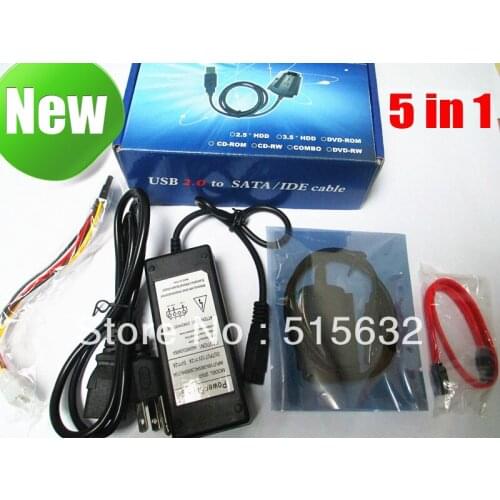 USB 2.0 TO SATA IDE Hard Drive Adapter Converter Cable for 2.5 3.5 Hard Drive