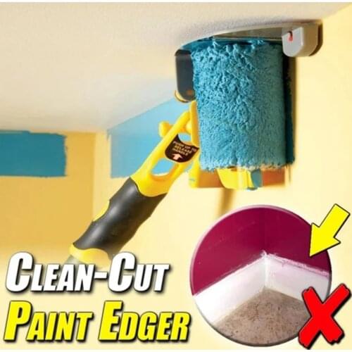 High Effective Wall Paint Edger Roller Brush Wall Window Narrow Space Corner Socket Edge Cut Clean Brush Banding Machine