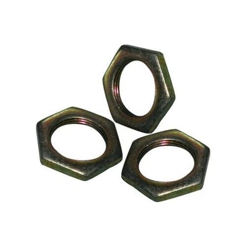 Wkooa 50pcs Fine pitch thread pitch 0.75 mm hexagon thin nuts Sizes M8