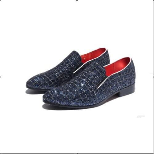 Colorful Oxford Business Wedding Party Male Shoes Fashion Flats Casual Leather Shoes High Quality Soft Men Formal 37-47