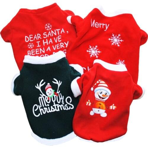 Winter Fleece Dog Clothes For Small Dogs Clothing Christams Pet Cat Costume For Dogs Pets Clothing Warm Dog Coat Jacket Yorkie
