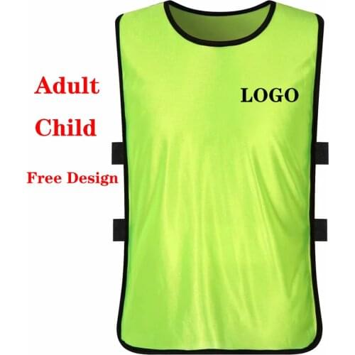 1PCS Free Custom Design Company Logo Basketball Match Sport Vest Team Group Clothes Work Vest Individual Design Vest Parent-Kids