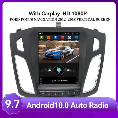 2DIN Radio FOR Ford Focus Navigation 12-18 AUTO video Android DVR logger Bluetooth 10810p cpu