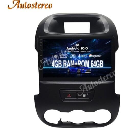 Android 10.0 4+64G Carplay Car GPS Navigation For Ford Ranger F250 2011-2014 Multimedia Player Auto Radio Tape Recorder Headunit