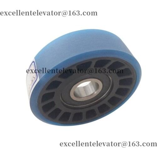 Escalator Step Roller OD76mm W22mm Bearing 6203 76*22*6203