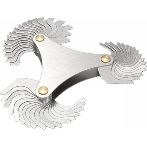HOT 51xBlades Metric 60 degree Thread Gauge Gage Screw Pitch UNC 4-84 Measuring Tool