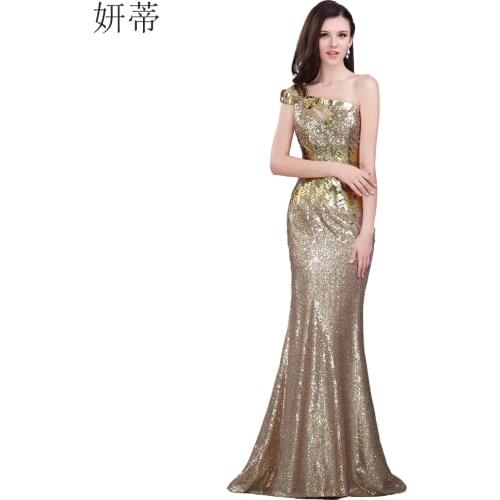 JINFEIGE Womens One Shoulder Evening Dresses