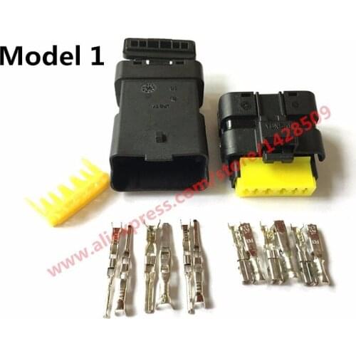 20 Set kit FCI 6 pin male female gray Accelerator pedal auto connector for citroen Peugeot Renault 211PL069S0049 211PC069S0049