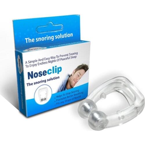 40pcs/lot Hot Selling Silicon Anti-snore Apparatus Stop Snoring Magnetic Anti Snore Nose Clip Health Sleeping Aid Equipment