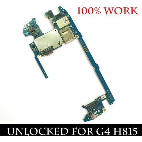 Ymitn unlocked For G4 Boards Mobile Electronic panel Motherboard 32GB For LG G4 H815 International Edition Mainboard With OS 6.0