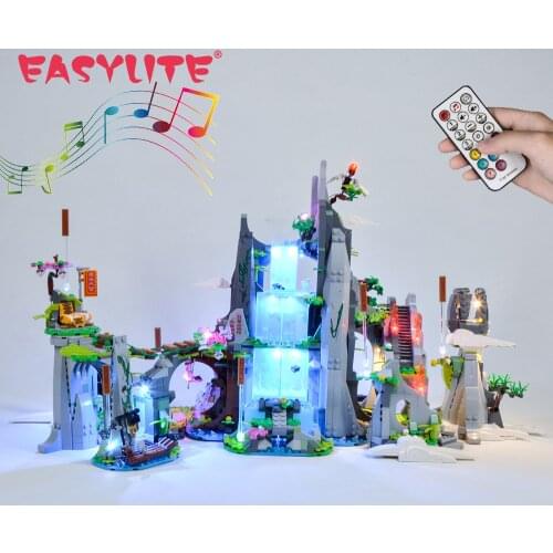 DIY Remote Control LED Light Set for 80024 Monkieing Kids Legend Huaguoshan Building Blocks Toy No Decorative Model