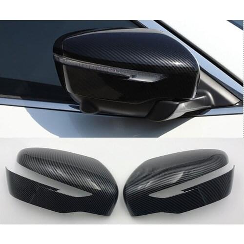 For Nissan X-trail T32 2014-2019 Door Side Wing Rearview mirror Cover Sticker Trim Car Styling Accessories
