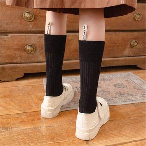 5pc Autumn Winter Fashion Breathable Women Elegant Japanese Kawaii Cute long Loose Socks with out tags Korean Style Harajuku