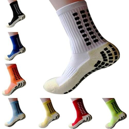New Sports Anti Slip Soccer Socks Cotton Football Men Socks Calcetines The Same Type As Trusox Non Slip Pad Bottom