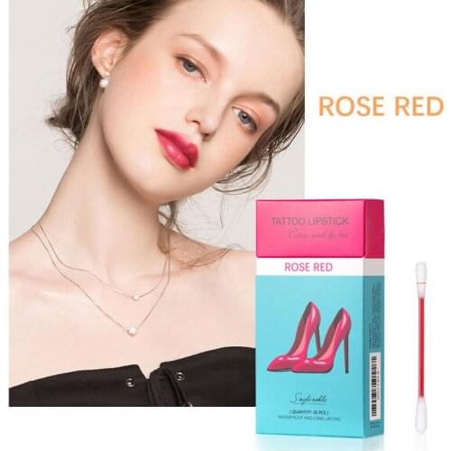 Swabs Stick Lip Glaze Non-stick Cup Long Lasting Lipsticks Waterproof Lips Makeup Tool For Women Lipstick Maquillaje