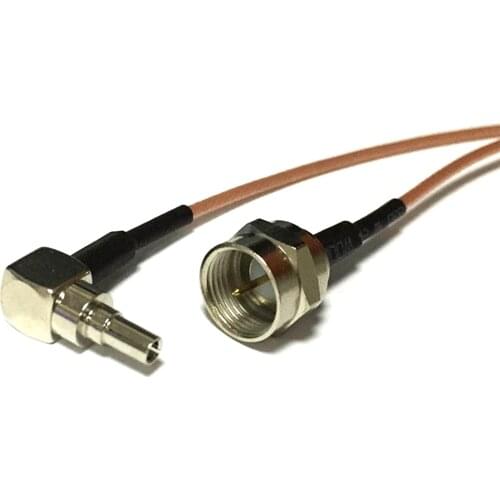 New F connector Switch CRC9 Right Angle pigtail cable RG178 Wholesale 15cm/30cm/50cm/100cm for 3G USB modem