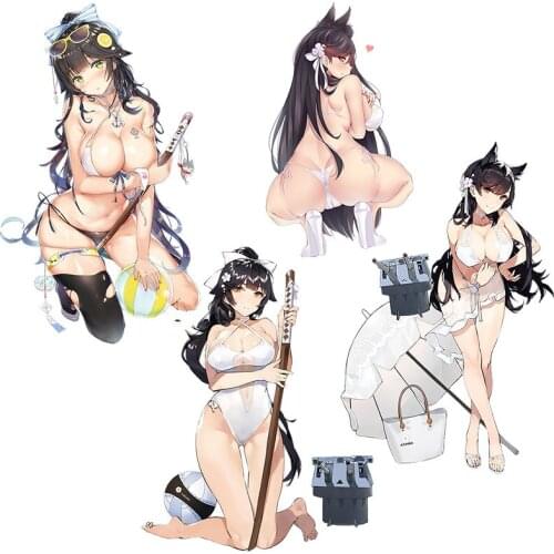 Three Ratels CA100 Azur Lane Takao Personalized Creative Scratch Stickers And Decal For Occlusion Scratch Decor Vinyl Material