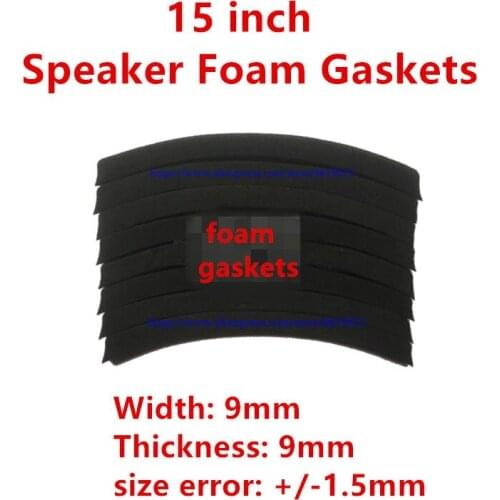 DORP shipping! 12SETS speaker foam gaskets 15inch 15" 9mm replace to woofer bass horn