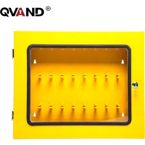 QVAND Metal Lock Cabinet Combination Package Security Padlock Safety Lock box LOTO Safety Lockout Kit Lockout Station