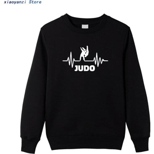 Heartbeat Of Judo sweatshirts Men winter autumn Fashion pullovers Cotton Funny Printed unisex hoodies Camiseta