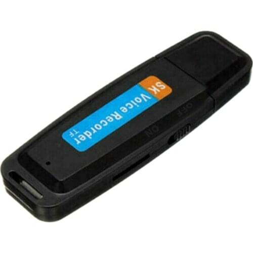 U-Disk Digital o Voice Recorder Pen Charger USB Flash Drive Up to 32GB Mini SD TF High Quality