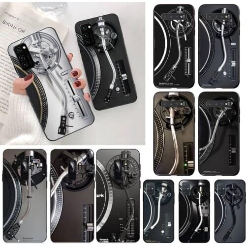 YJZFDYRM Turntables DJ Custom Soft Phone Case for Samsung S20 plus Ultra S6 S7 edge S8 S9 plus S10 5G lite 2020
