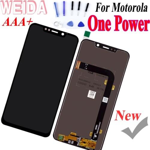 6.2" For Motorola Moto One Power (P30 note) XT1942 LCD Display Touch Screen Digitizer Assembly + Free Shipping