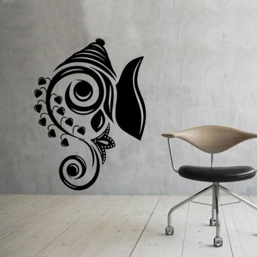 ZOOYOO Ganesha Wall Decals Indian Elephant Wall Sticker Home Decor Living Room Bedroom Art Design Decoration Murals