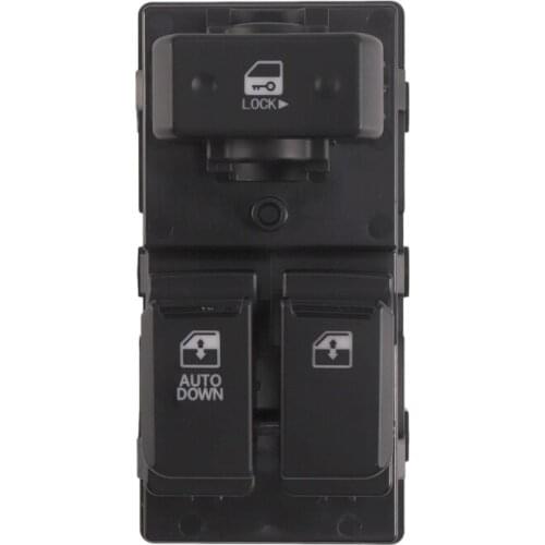 1 Pcs Black Car Power Window Switch Left Front Automobile Electric Door Switch, for Hyundai Kia 93571-4h110