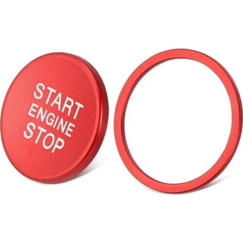 1pc Aluminum Alloy Car Engine Start Stop Button Ring Cover Trim For VW Jetta MK7 Passat B8 Tiguan Touran Magotan