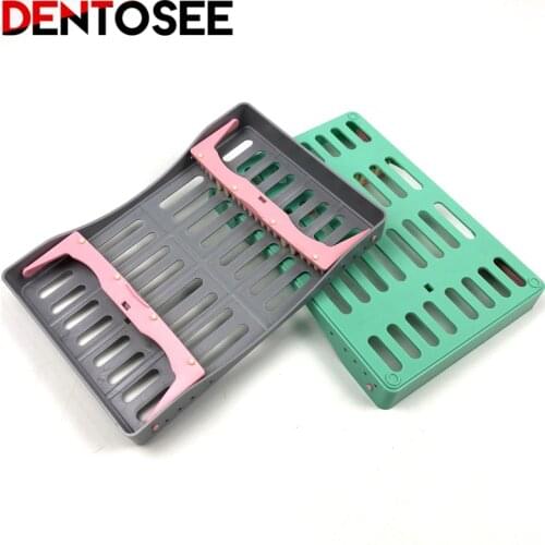 10/5 Holders Dental Sterilization Box Autoclavable Instrument For Dentist filling tools