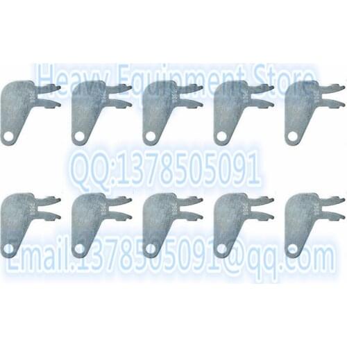 10Pcs 8398 Key 7N0718 8H-5306 Forked Key For CAT Caterpillar Switch 8H5306 Excavator Dozer