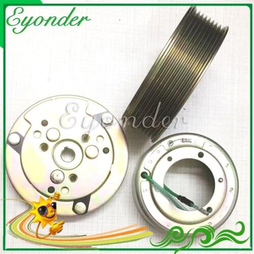 AC A/C Air Conditoning Compressor Magnetic Electromagnetic Pulley Clutch Kit 24V 8PK PV8 for SANDEN 5H14 SD5H14 5314
