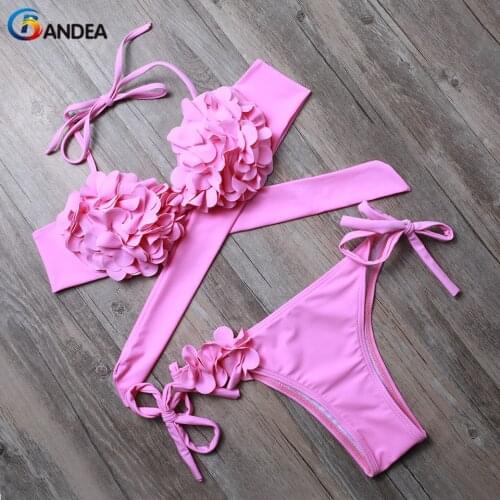BANDEA summer bikinis women swimwear bikini brazilian Push Up Swimsuit beach women bathing suit maillot de bain halter bikini