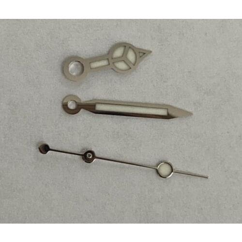 Free Shipping 1 Set Blue Luminous Watch Hand Set for NH 35/36 Movement