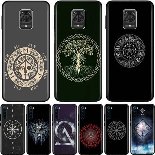 Viking Vegvisir Odin Nordic Silicon Case For Redmi 9 Prime India 9A 9C Note 9S 7 8 9 Pro MAX 8T 8 Pro 7A 8A Pro Phone FALL Shell