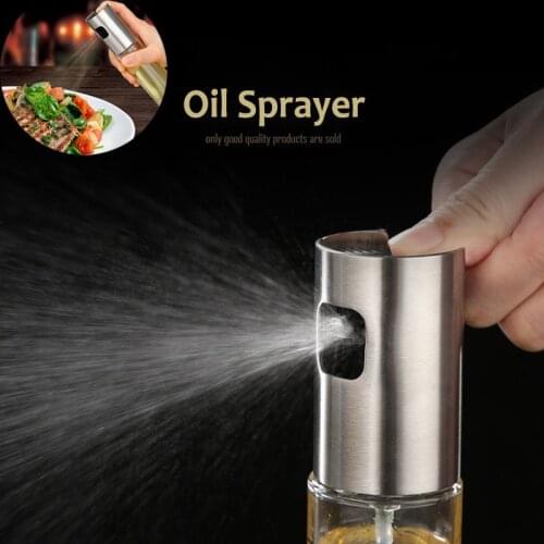 Oil Dispenser Kitchen Baking Cooking Tools Spray Bottle Oil Sprayer Empty Bottle Glass Vinegar Bottle Salad BBQ Cooking Cookware