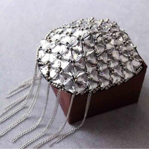 DIY one piece breastpin tassels shoulder board Epaulet metal patches for clothing QR-2586