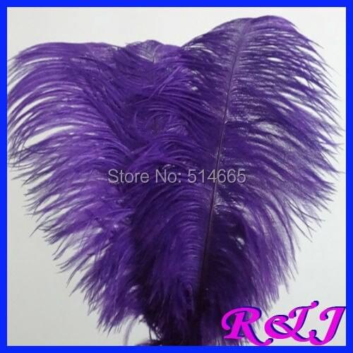EMS Free shipping Cheap ostrich feather 100pcs 20-22 inches 50-55cm Purple Ostrich plumage ostrich plume