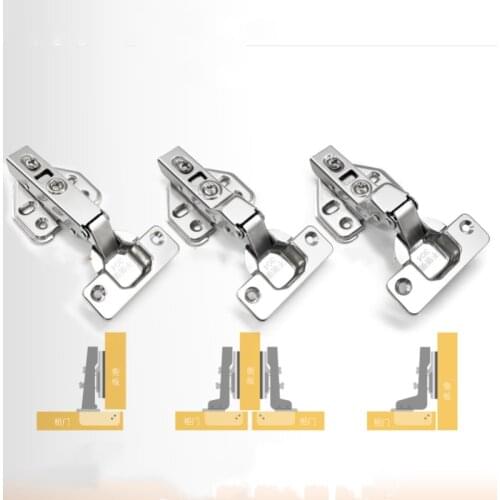 Stainless steel Hydraulic Hinge Cabinet door Damper Buffer Soft Close For Cupboard Furniture Hardware Accessories