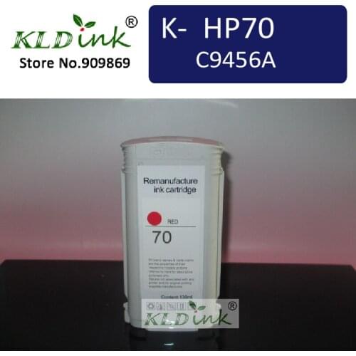 Compatible HP70 C9456A RED ink cartridge for Z2100 Z3100 Z3200 Z5200 printer
