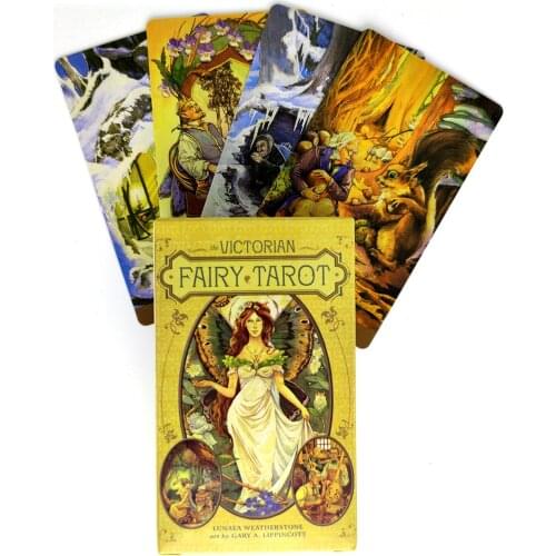 The Victorian Fairy Tarot Cards Mystical Guidance Divination Entertainment Partys Board Game Supports Wholesale 78 Sheets/Box