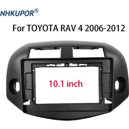 Car Radio Frame Kit For TOYOTA RAV 4 Auto Audio Stereo Dashboard Panel Fascia Mounting 9/10.1 inch Center Console Holder